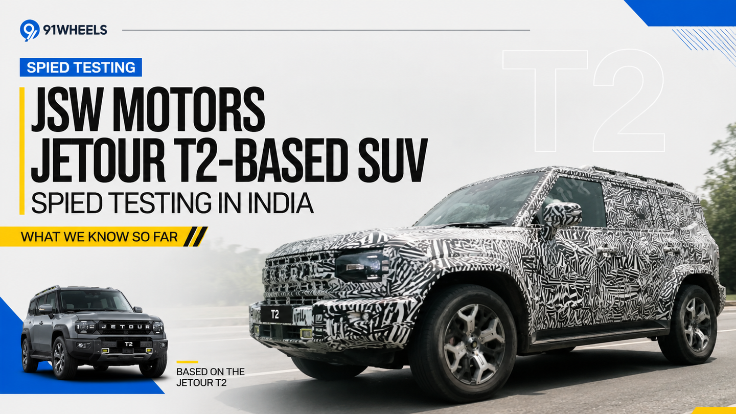 JSW Motors Jetour T2-Based SUV Spied Testing In India